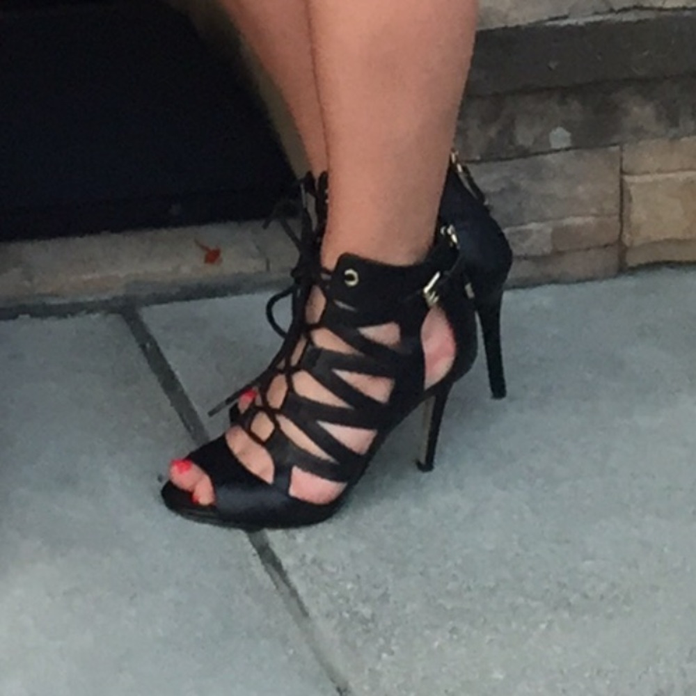 GUESS Lace Up Heels